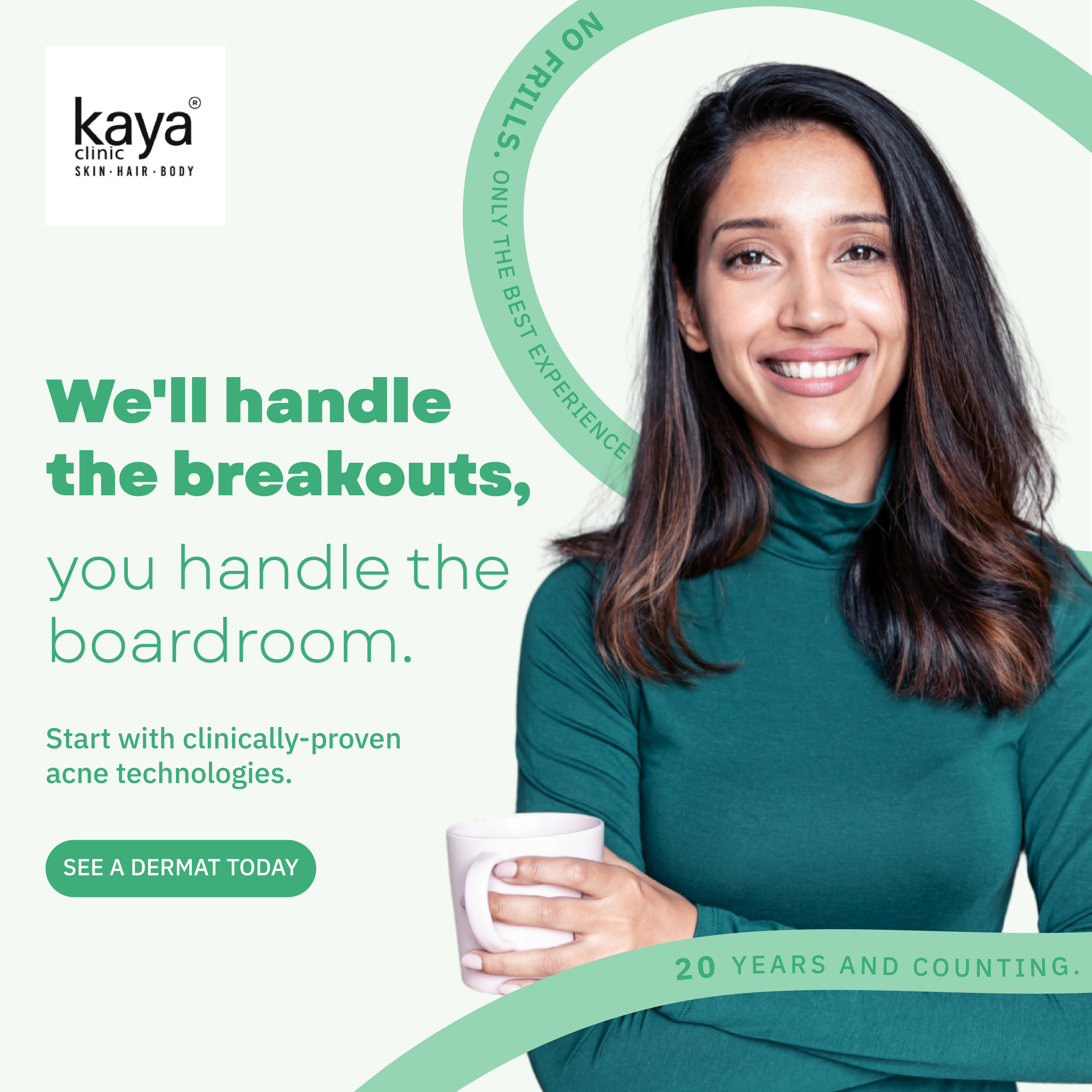 Kaya Clinic campaign creative — frame 26