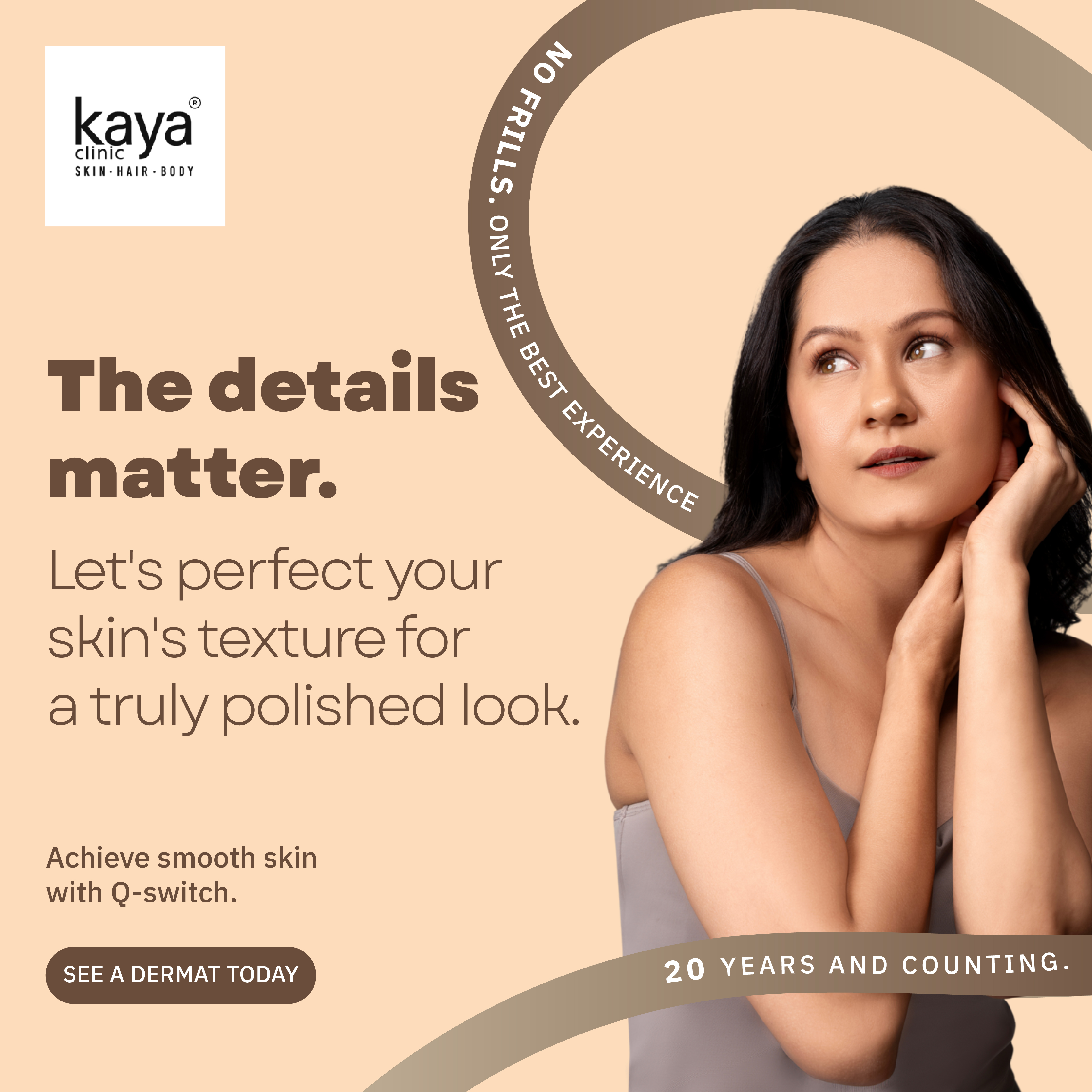 Kaya Clinic campaign creative — frame 28
