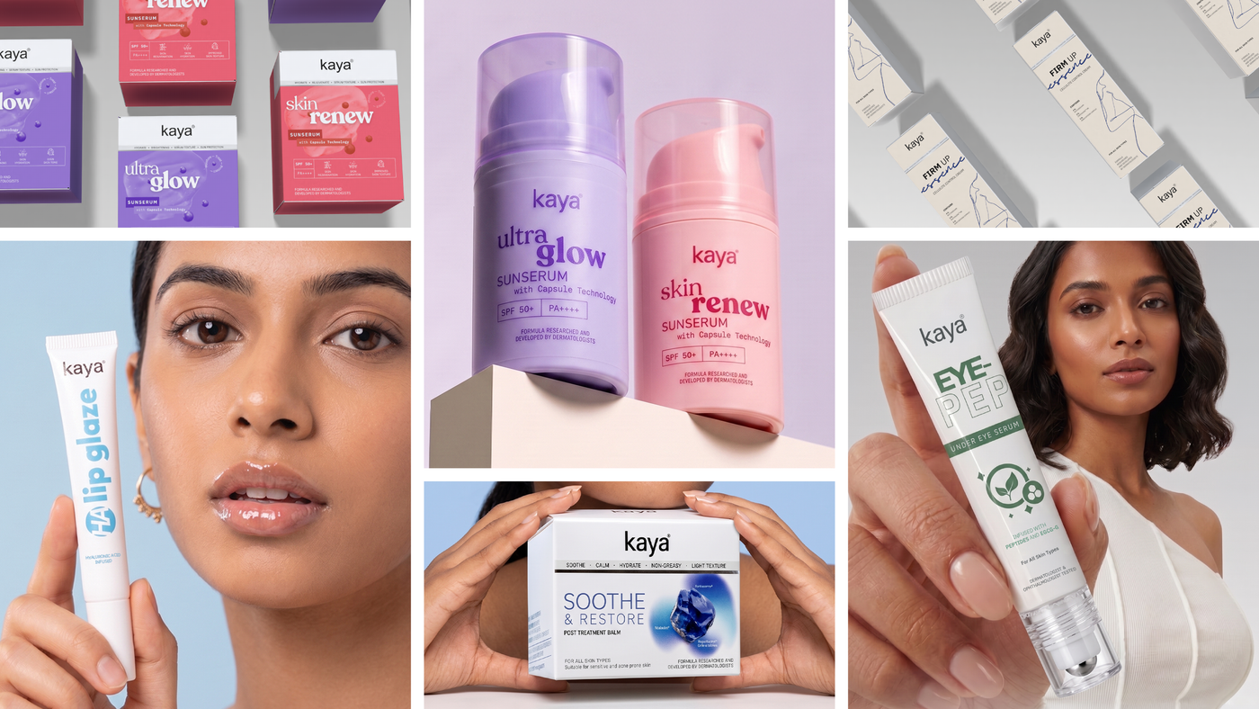 Kaya Clinic product packaging design Part 2 — frame 2