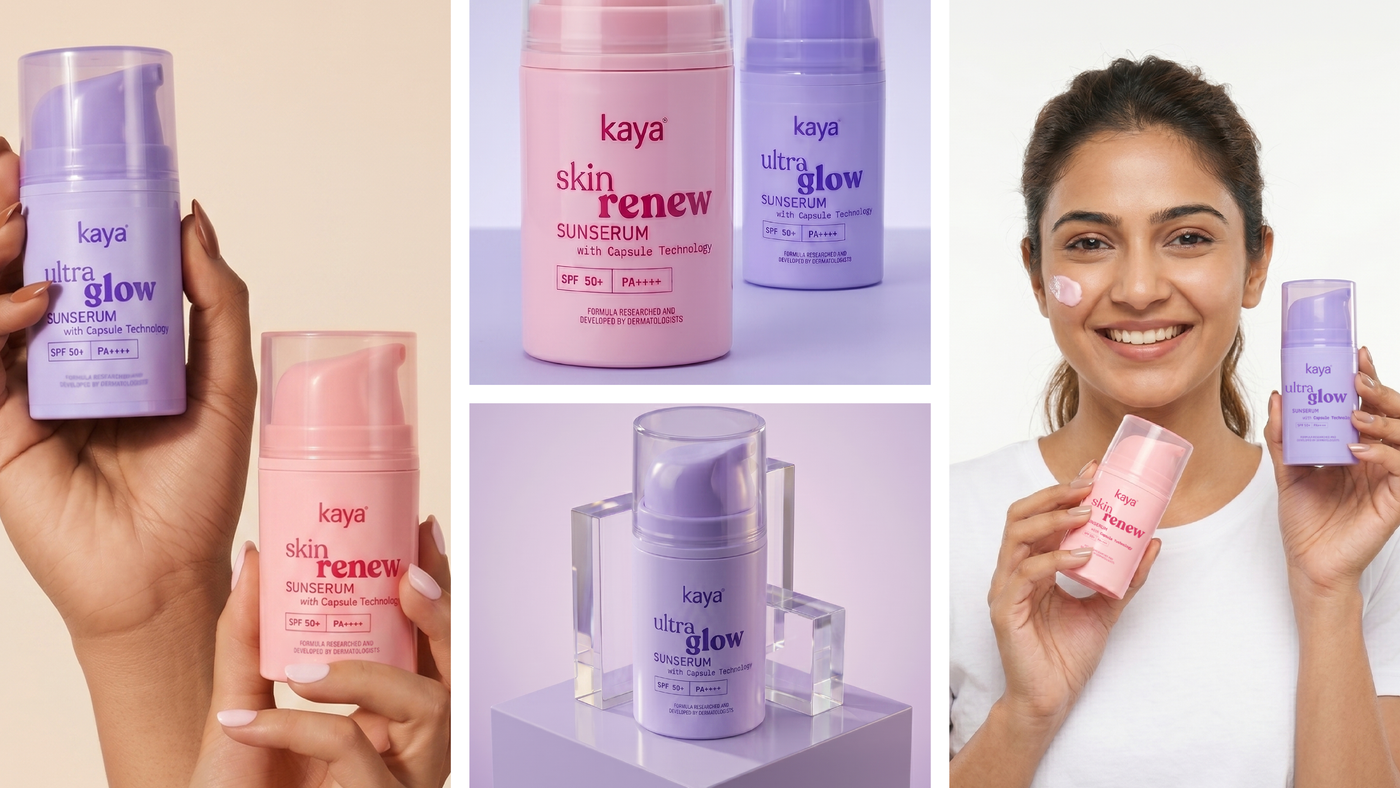 Kaya Clinic product packaging design Part 2 — frame 8