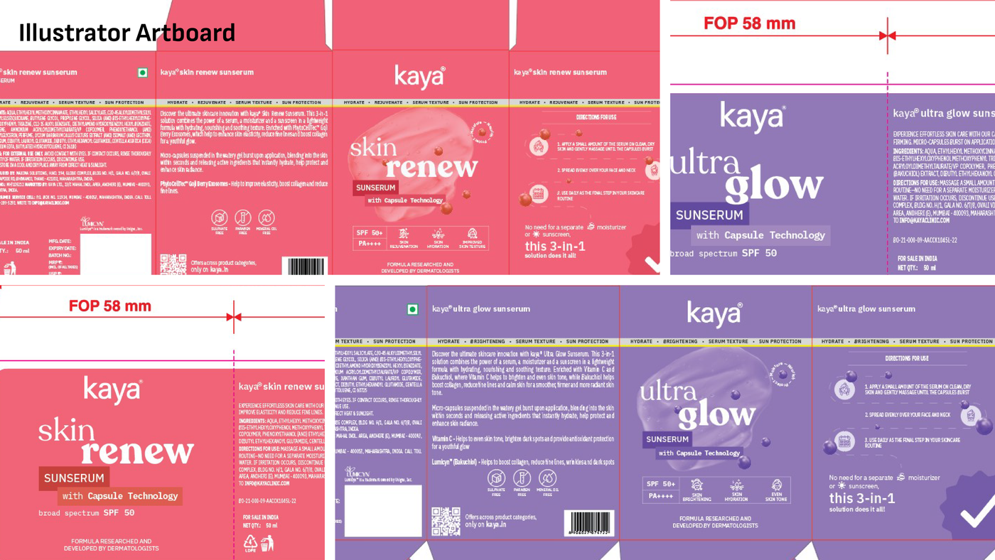 Kaya Clinic product packaging design Part 2 — frame 10