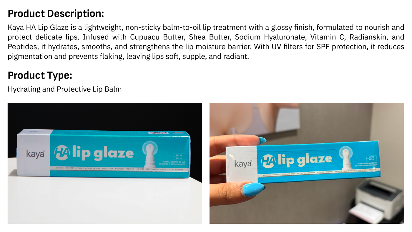 Kaya Clinic product packaging design Part 2 — frame 12