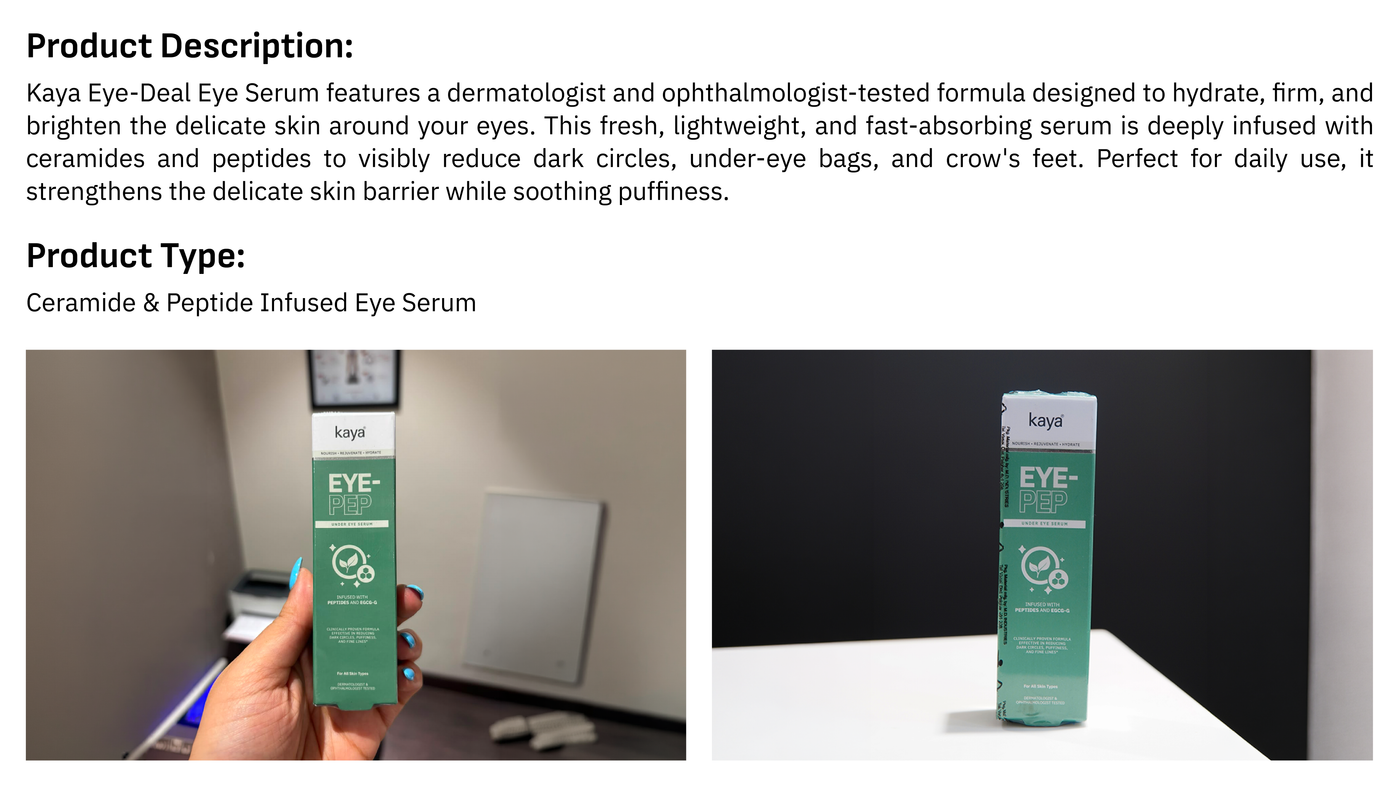 Kaya Clinic product packaging design Part 2 — frame 18