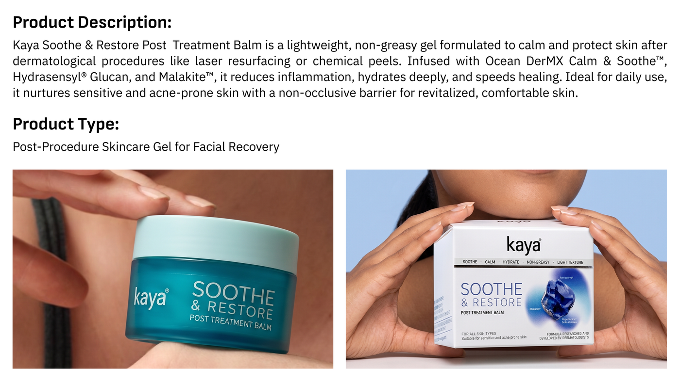 Kaya Clinic product packaging design Part 2 — frame 30