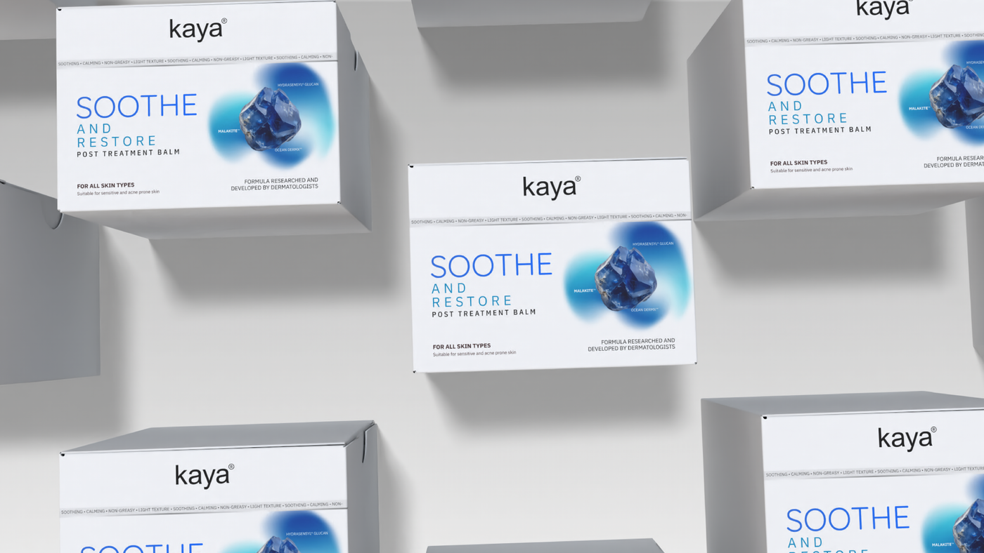 Kaya Clinic product packaging design Part 2 — frame 32
