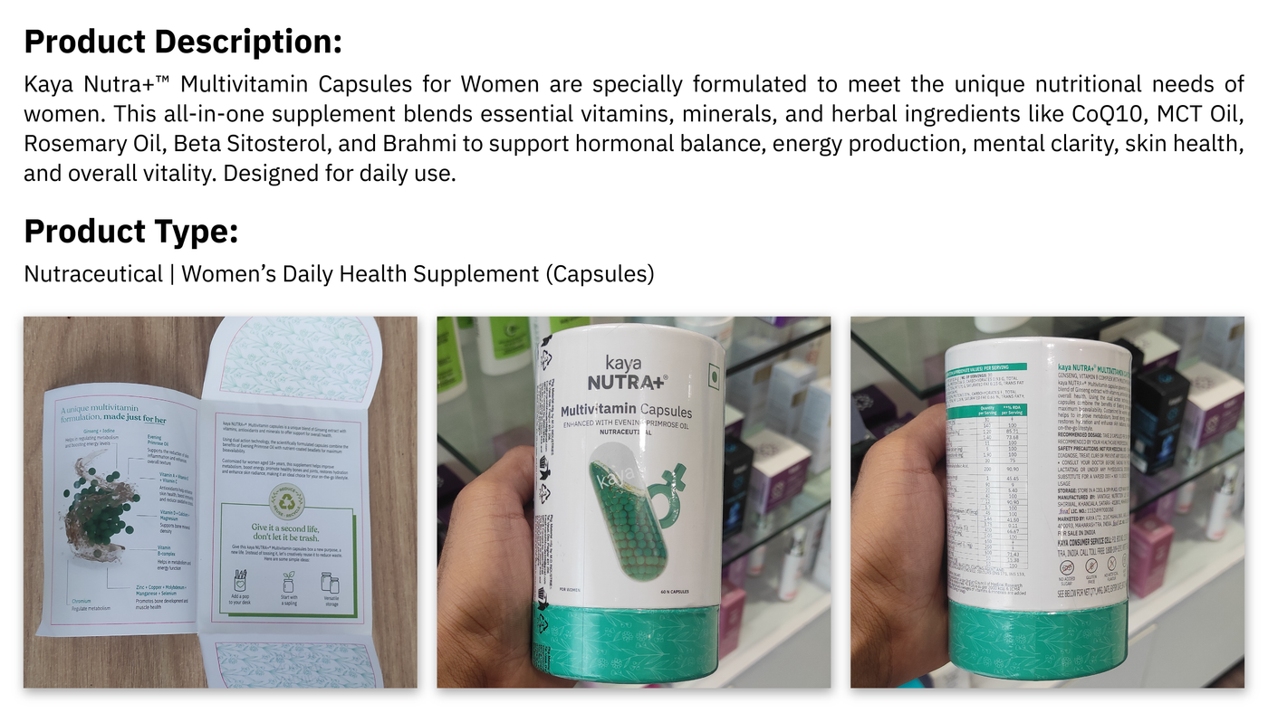 Kaya Clinic product packaging design — frame 21