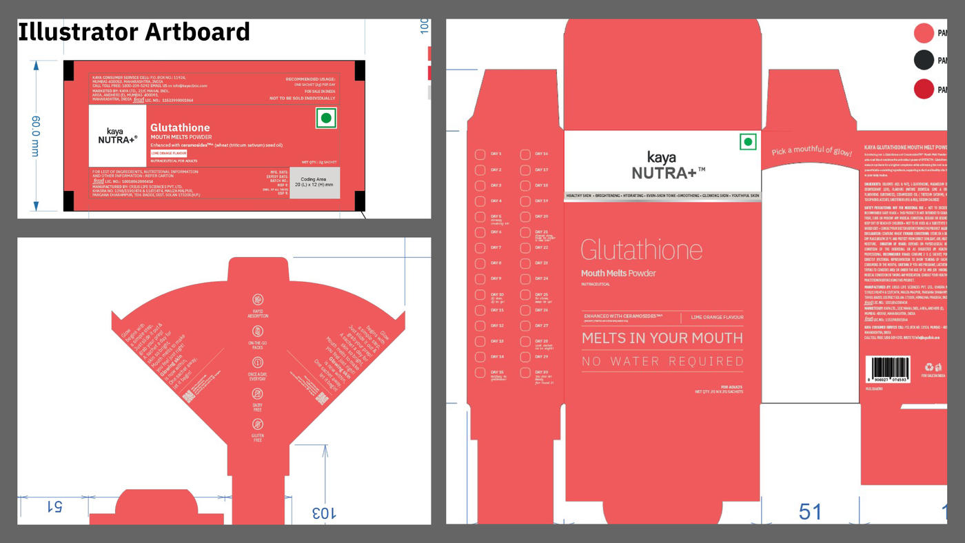 Kaya Clinic product packaging design — frame 29