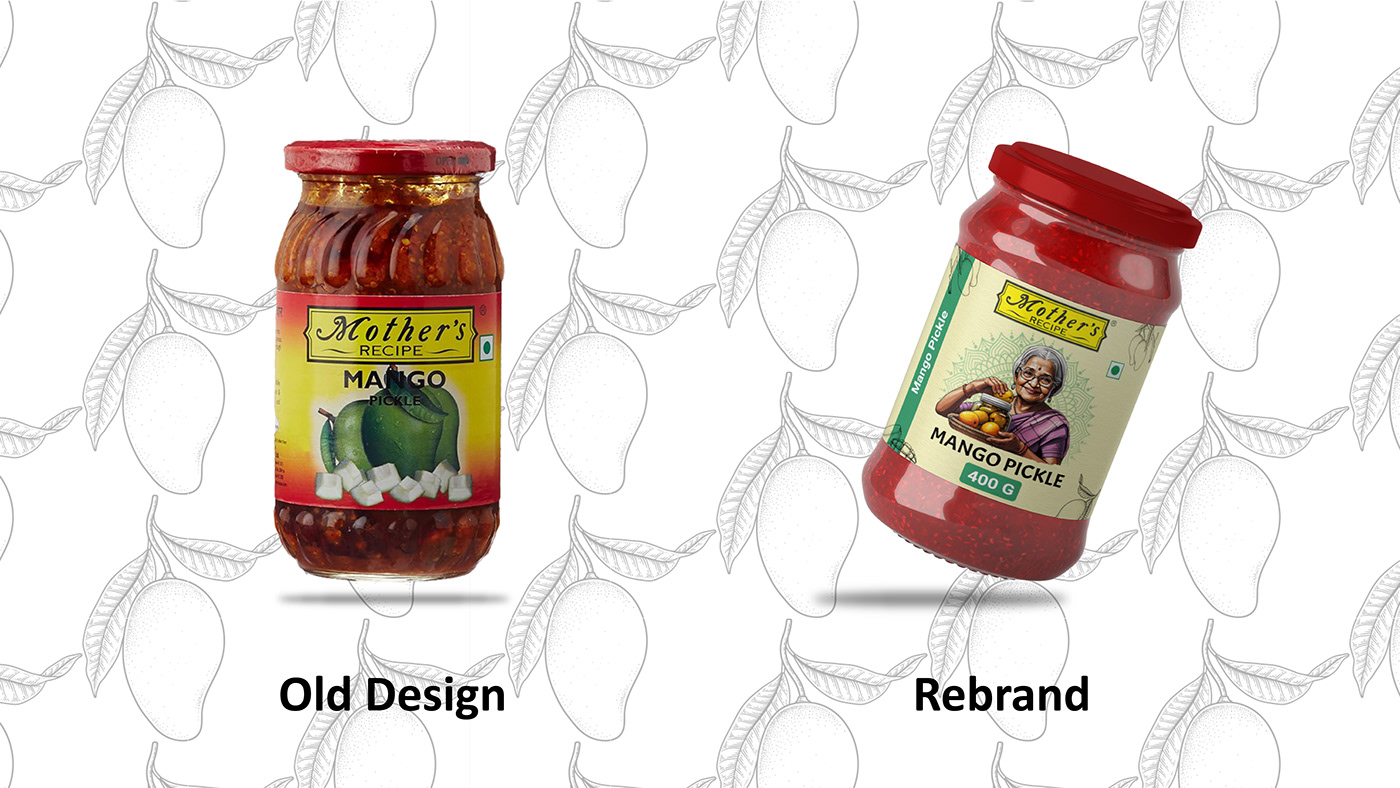 Mother's Recipe packaging redesign — refreshed product labels