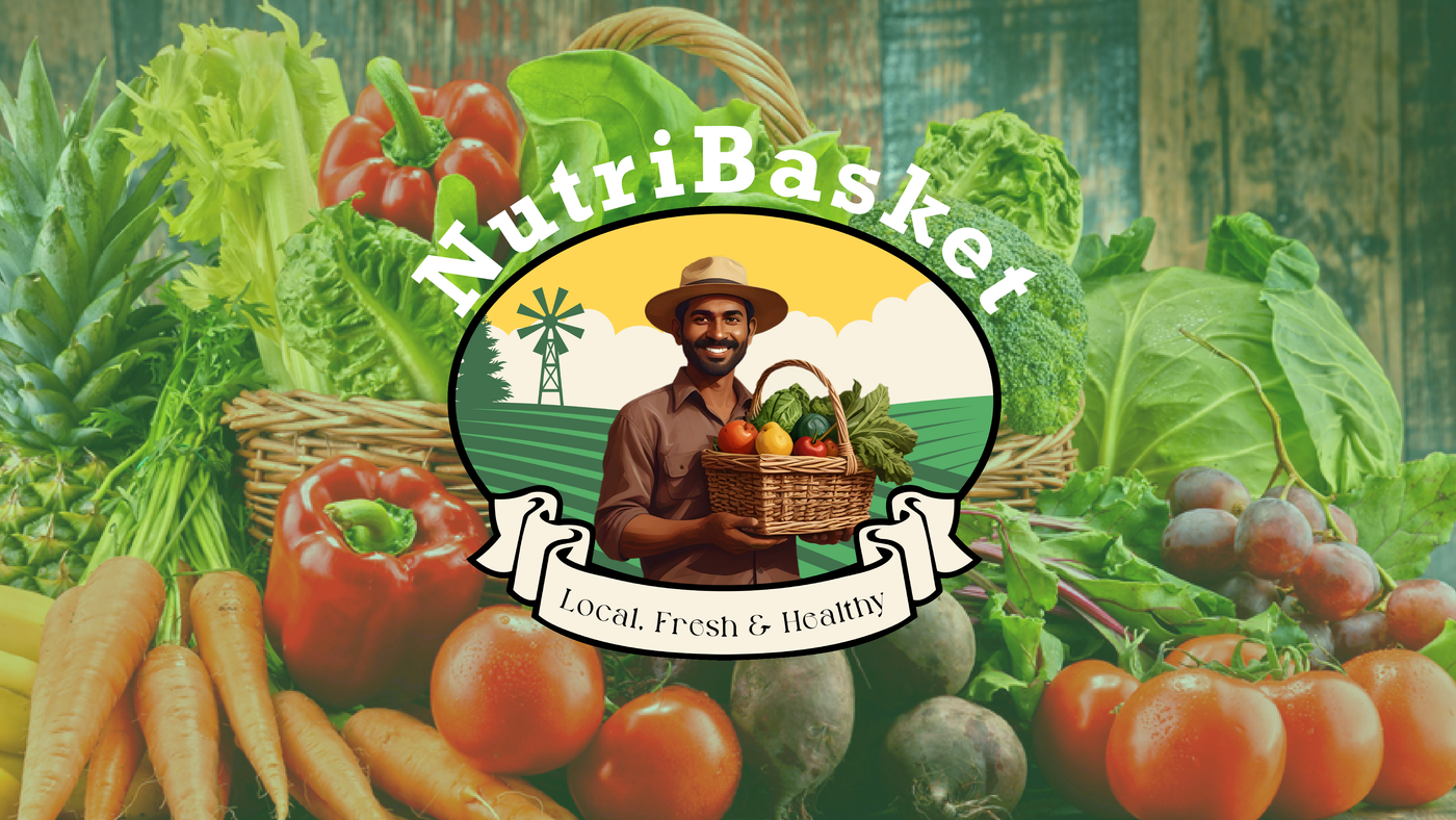 NutriBasket brand identity and packaging — frame 2