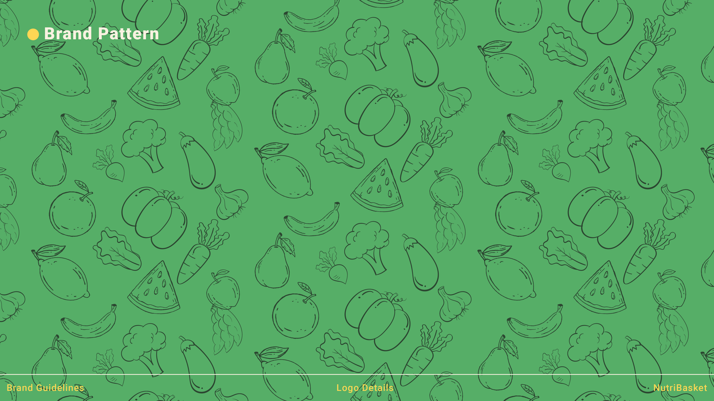 NutriBasket brand identity and packaging — frame 12
