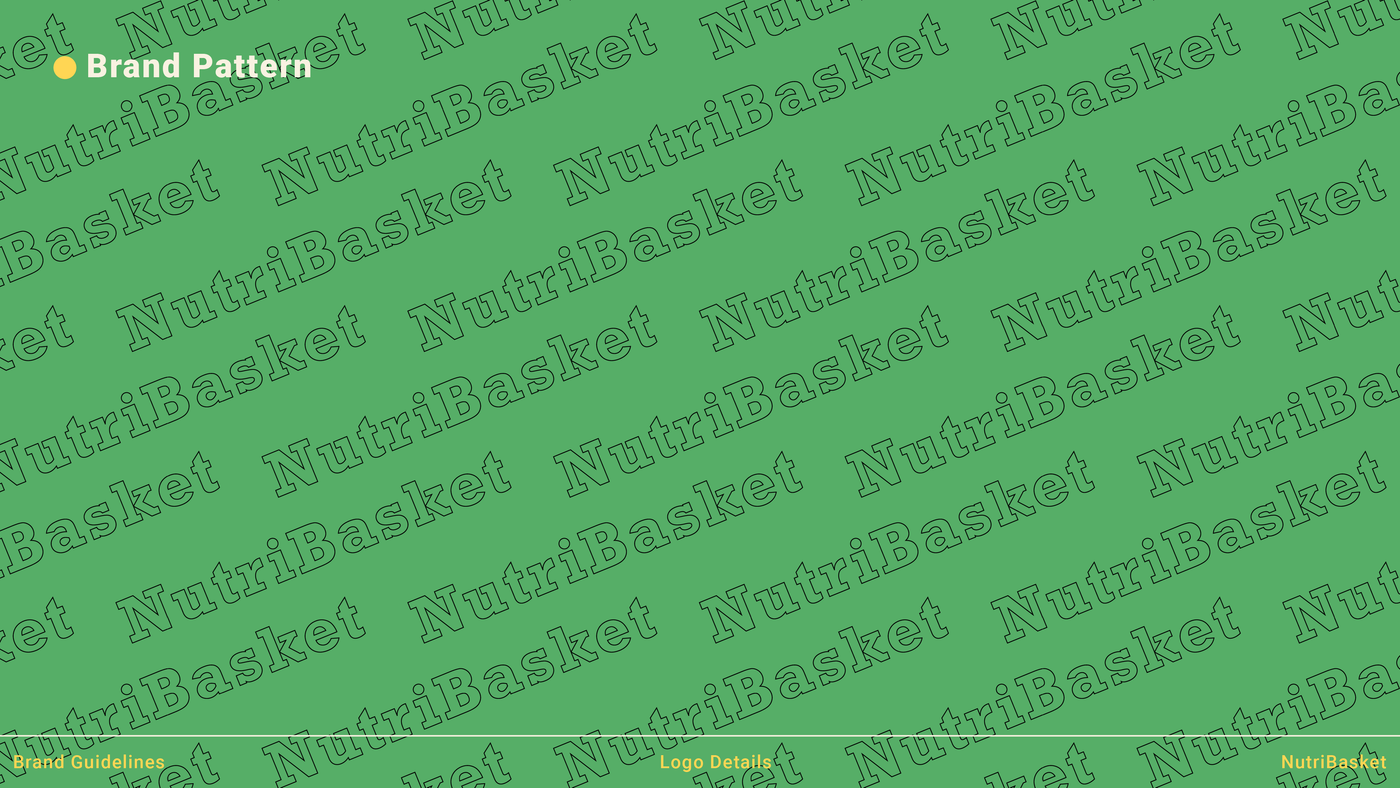 NutriBasket brand identity and packaging — frame 13
