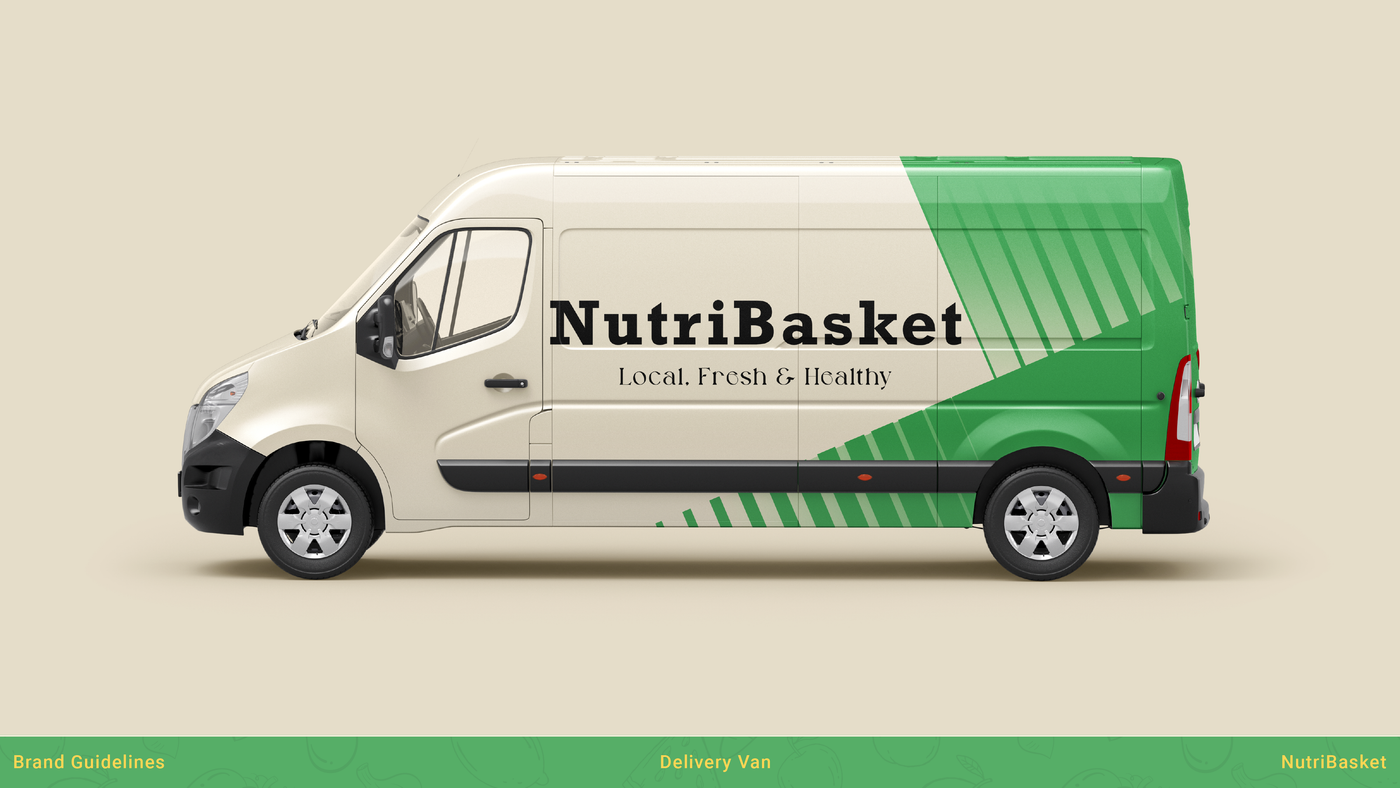 NutriBasket brand identity and packaging — frame 46