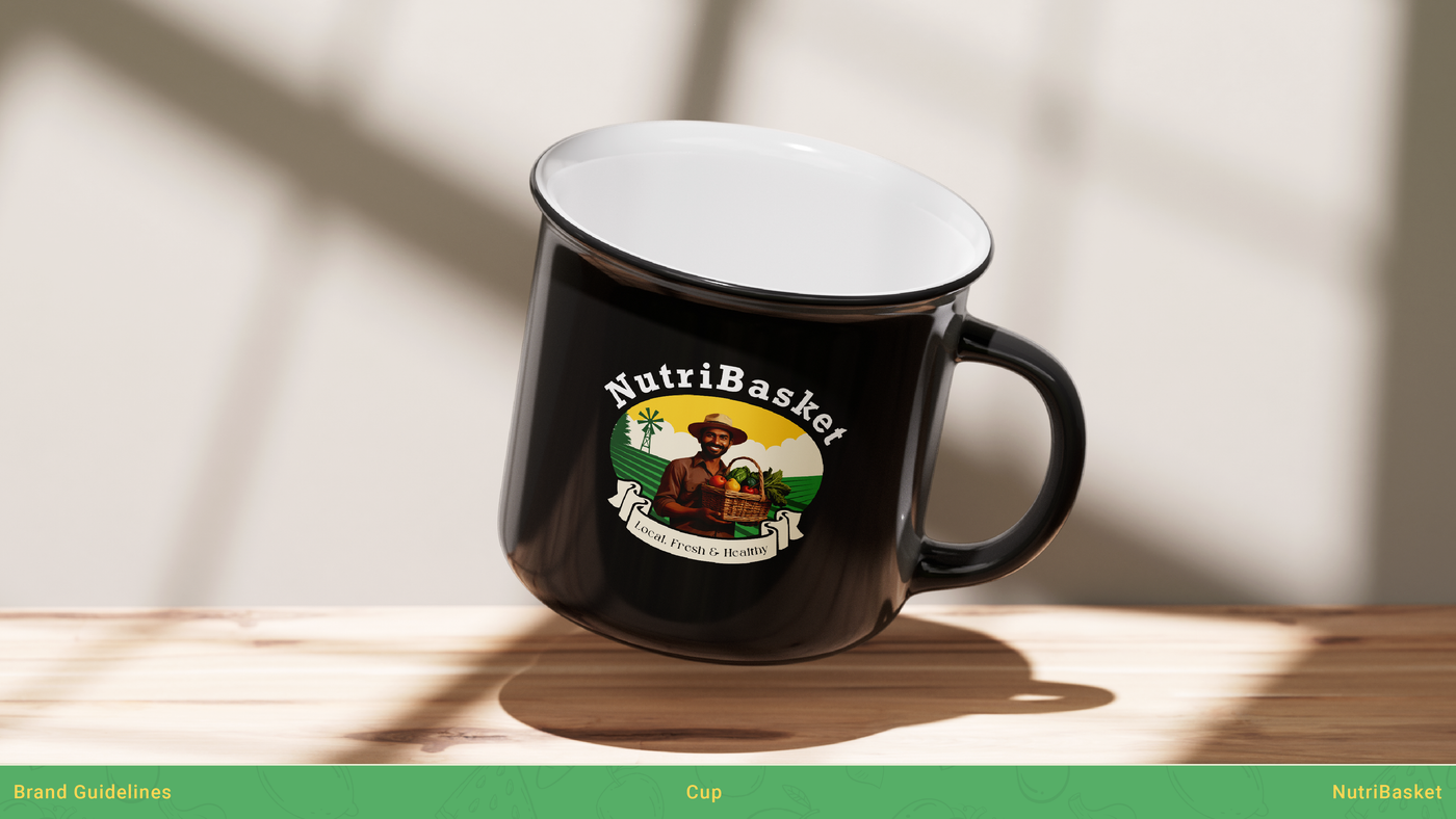 NutriBasket brand identity and packaging — frame 48